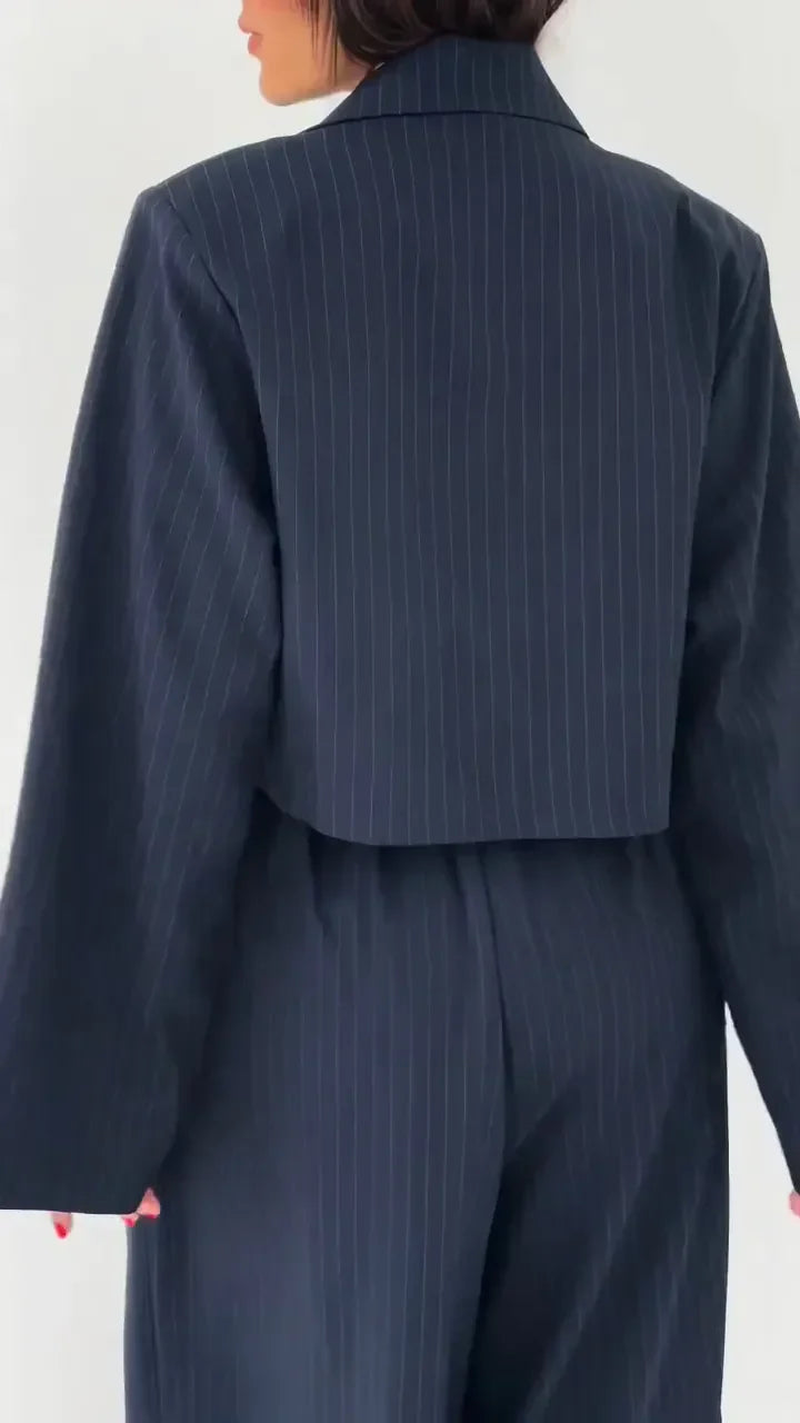 Elena | Conjunto de bustier y chaqueta – Elegancia moderna