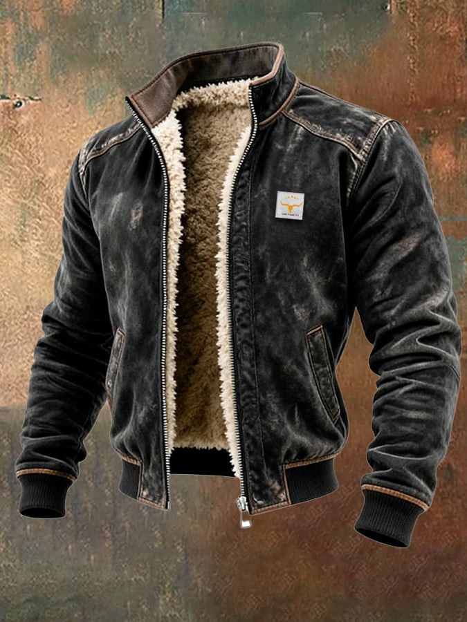 RICCARDO™ | CHAQUETA DE CUERO TÉRMICO