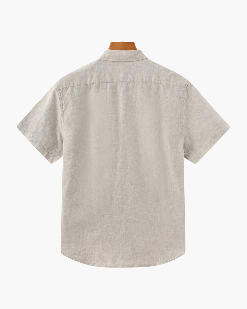 Melila | Camisa de Lino de Manga Corta