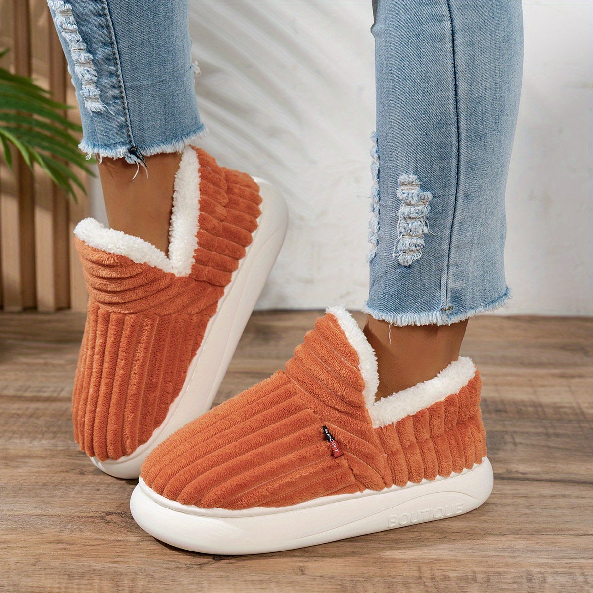 CozyStep™ | Zapatillas de casa de peluche