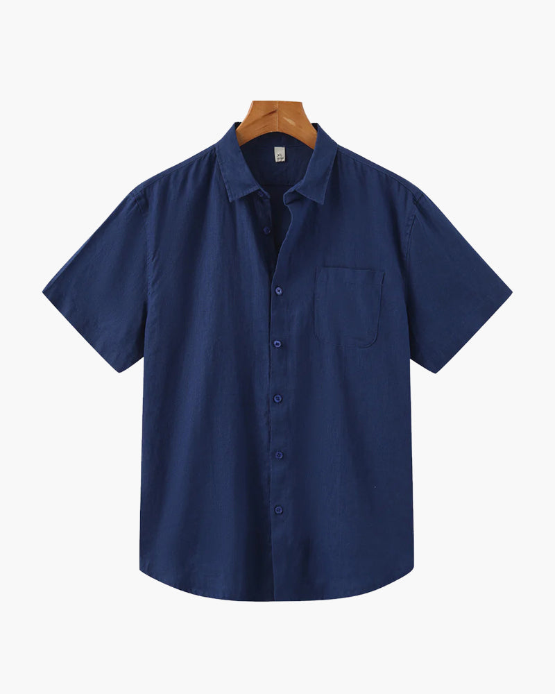 Melila | Camisa de Lino de Manga Corta
