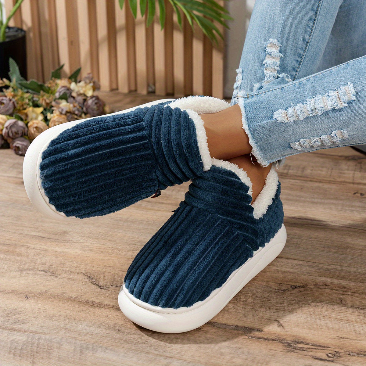 CozyStep™ | Zapatillas de casa de peluche