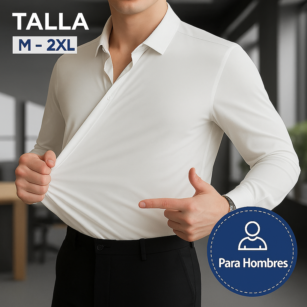 Mateo™ | Camisa de stretch sin arrugas (1+1 GRATIS)