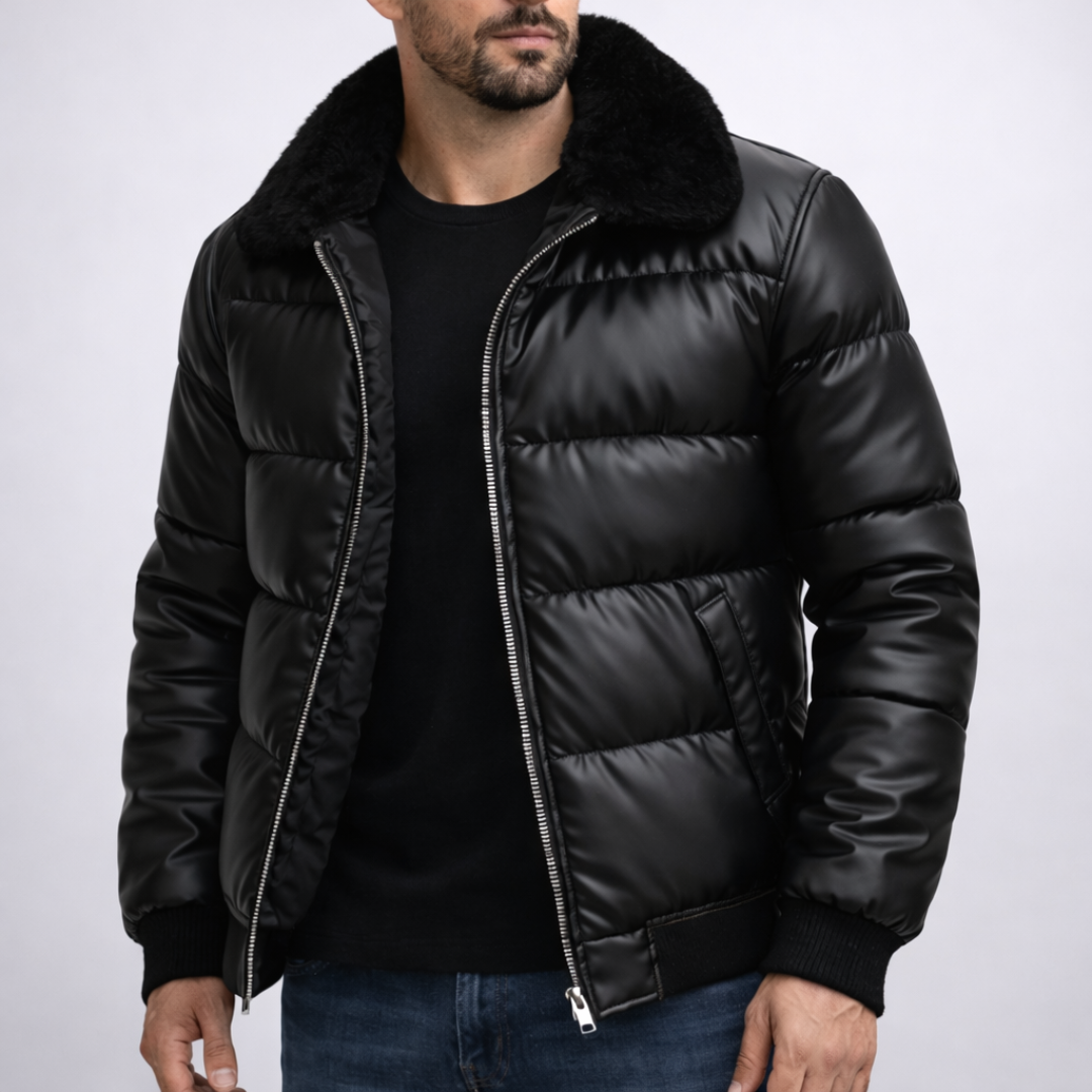 Cristiana | Chaqueta Puffer Urbana Premium con Cuello Acolchado