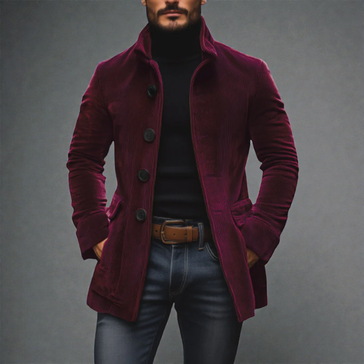 Davide™ | Chaqueta de Velur Corduroy