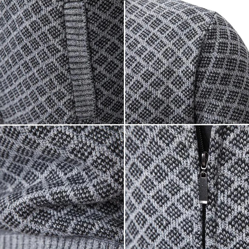 Élanford™ | Chaqueta Premium de Punto con Cremallera y Acabado Elegante