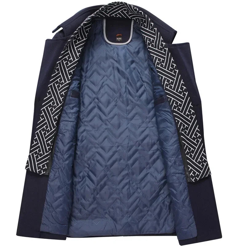 Montague | Abrigo de Invierno de Lana Para Hombre