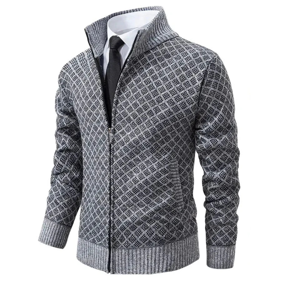 Élanford™ | Chaqueta Premium de Punto con Cremallera y Acabado Elegante