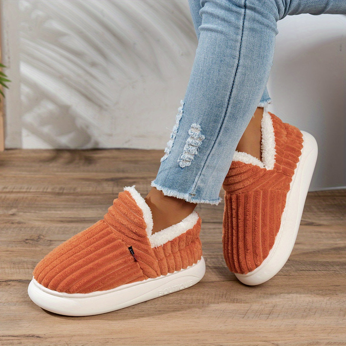CozyStep™ | Zapatillas de casa de peluche