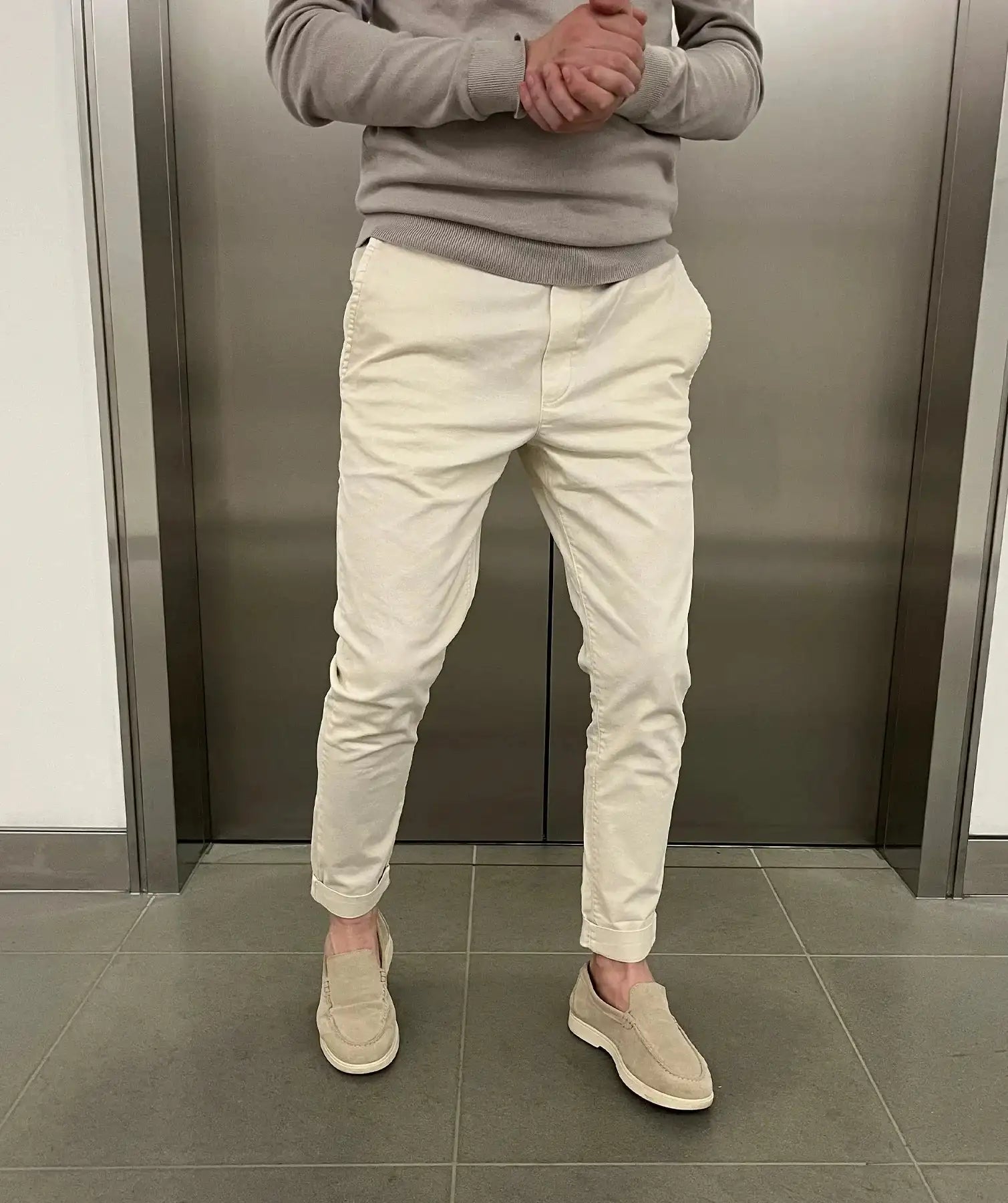 Jerez | Chino elásticos slim de lujo