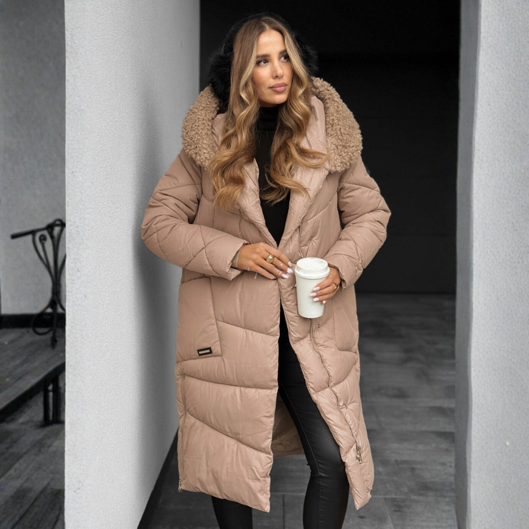 Naomi | Abrigo de Invierno Aislado de Corte Largo