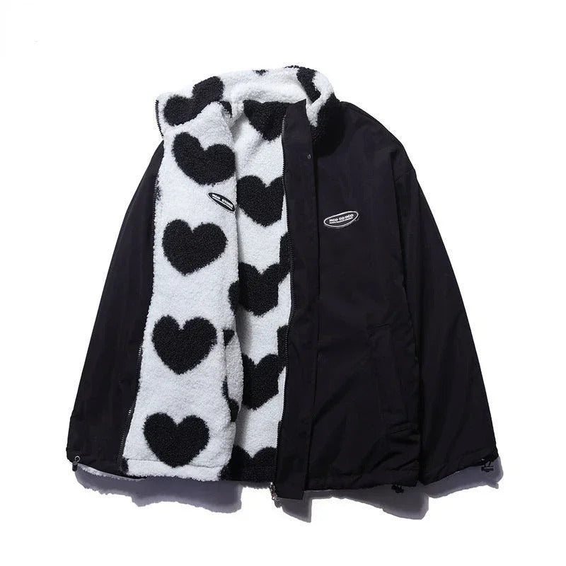 Azalea | Chaqueta Reversible con Corazón
