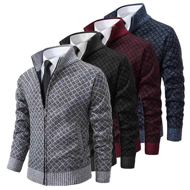 Élanford™ | Chaqueta Premium de Punto con Cremallera y Acabado Elegante